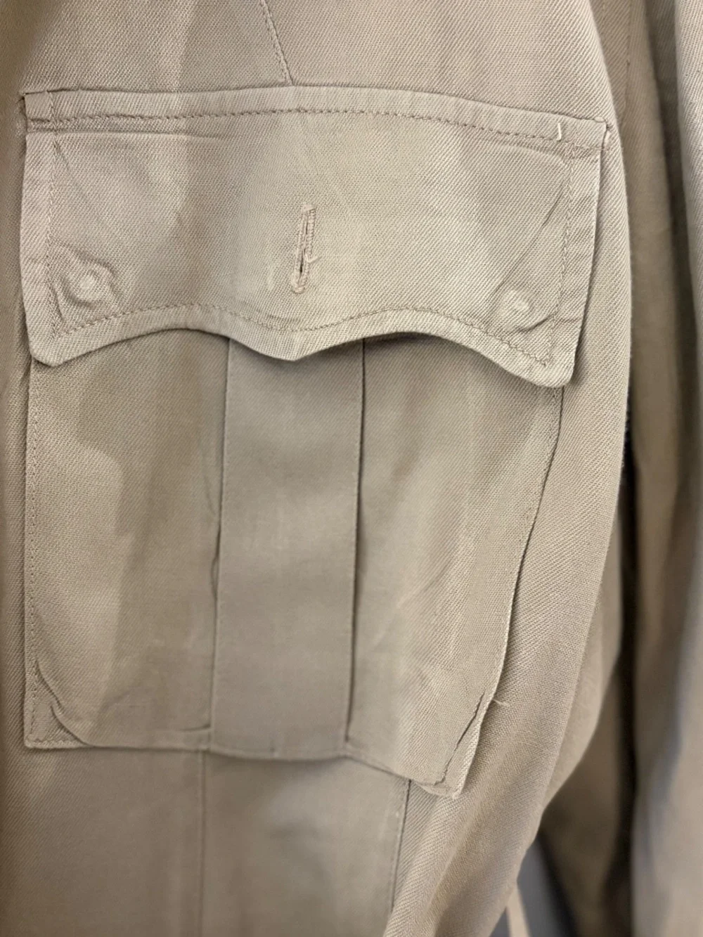 Vintage 1950s USAF US Air Force Khaki Safari Field Jacket